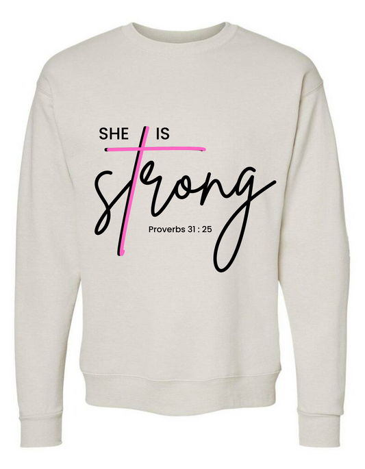 She is Strong Crewneck